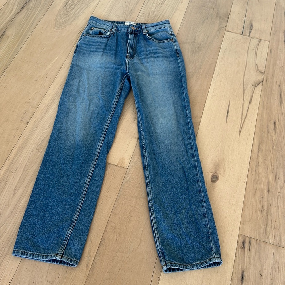 Blue free people jeans